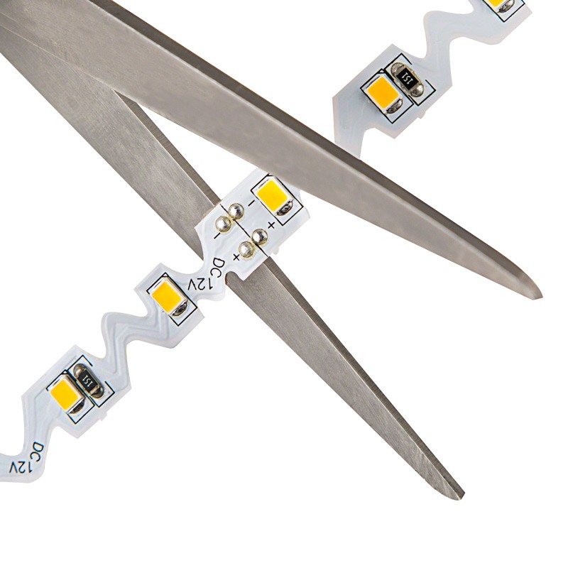 Ny ankomst Skræddersyet design IP20 Smd 2835 S Form LED Bøjelige LED-strimler Fleksibel LED-strip 360 grader