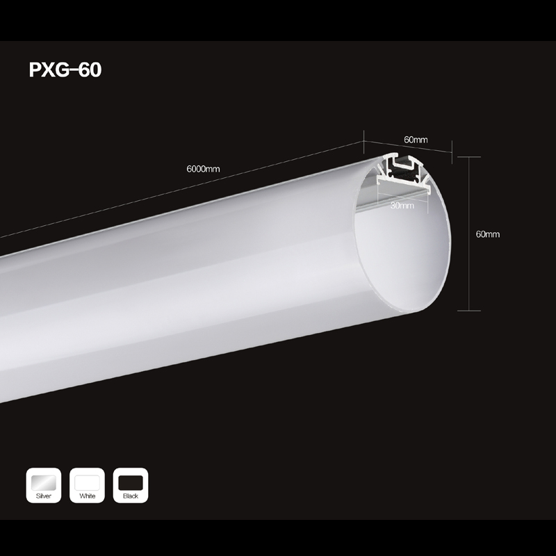 Anodiseret overfladet LED-aluminiumsprofil til LED-båndlys