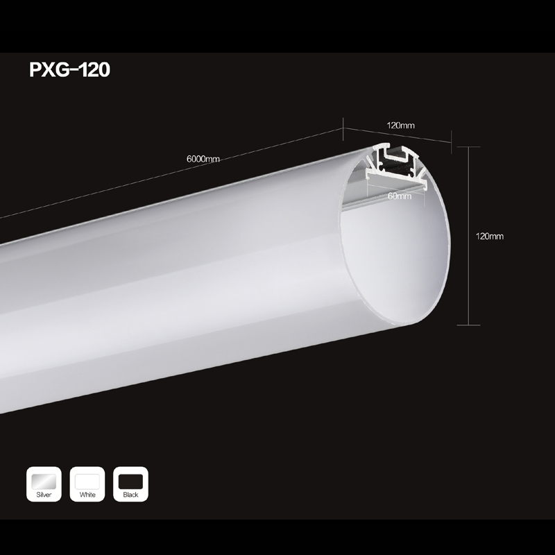 6063 T5 LED-lineær aluminiumsprofil i høj kvalitet til LED-strimmel