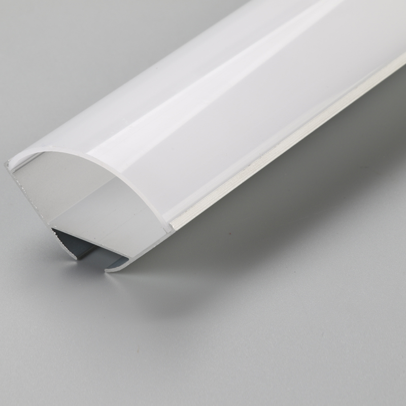 LED-strimmel aluminium ekstruderet trekantform med klar eller diffuserdæksel
