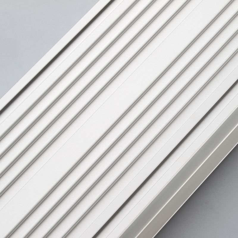 LED aluminiumsprofil med pc-diffusor flad form