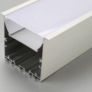 76X76 profil for LED lampe LED profil lysprofil aluminium LED indirekte belysning