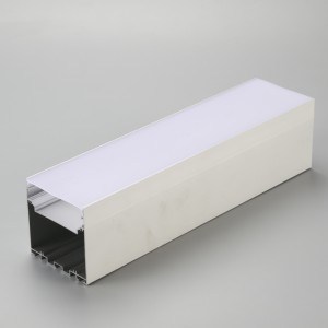 U-formet lineær LED-profil aluminium
