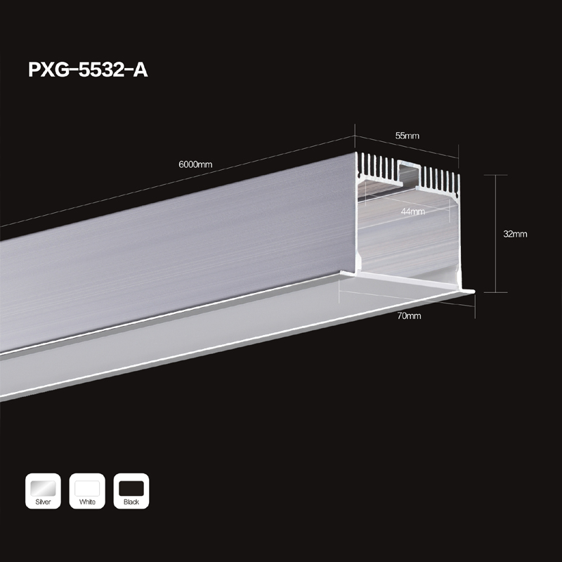 Ekstruderede aluminiumsprofiler priser LED aluminiumsprofil