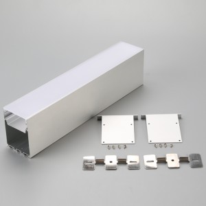 Udenpåliggende montering ledet aluminiumskanal aluminiumsprofil til LED lineær lysbjælke