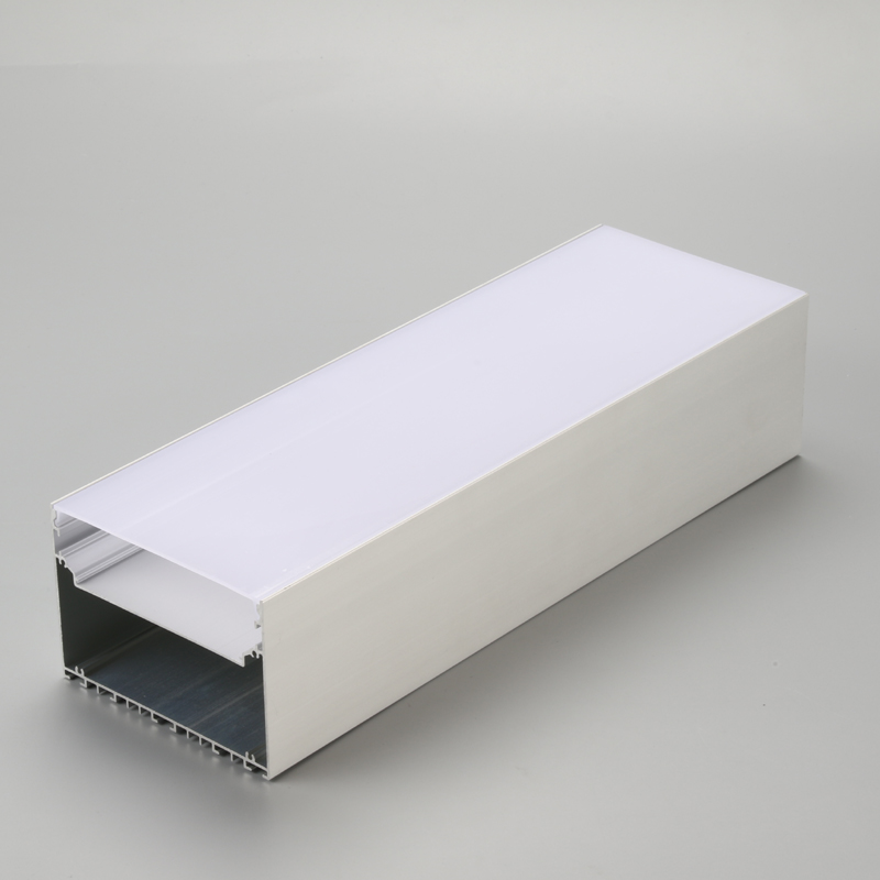 Frostet pc-dækning af aluminiumsprofilramme LED-lineært lys