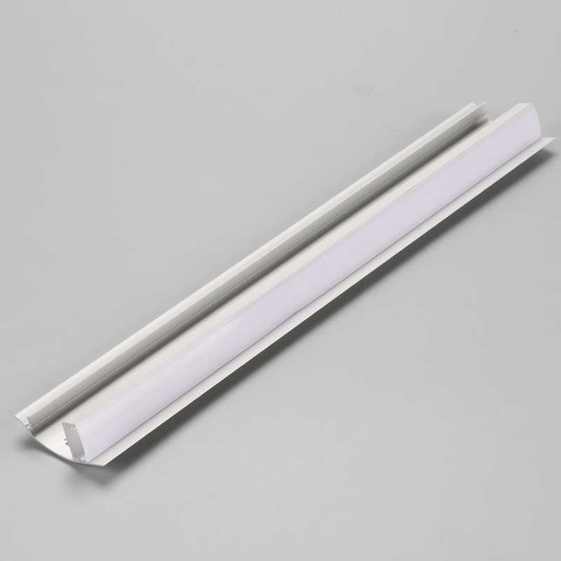 Hjørne-PC-dækning af aluminiumsprofil LED-strimmel til fleksibel LED-lysstrimeldiffusor