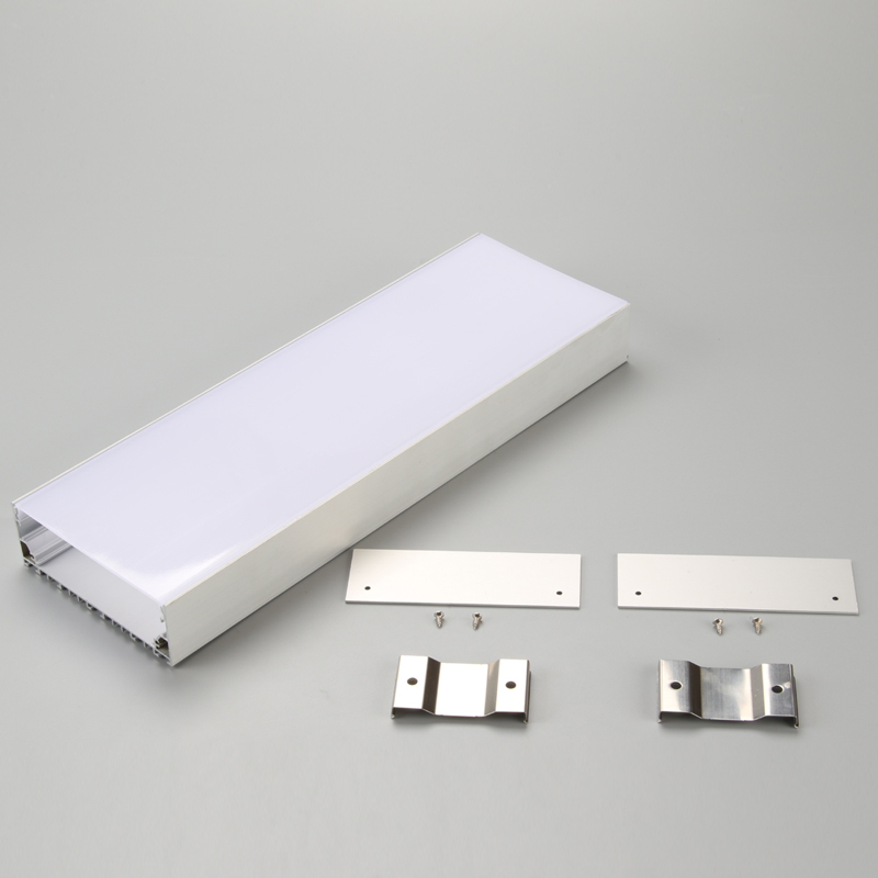 Fabriksanpasset 1m LED-strip aluminiumskanalprofil