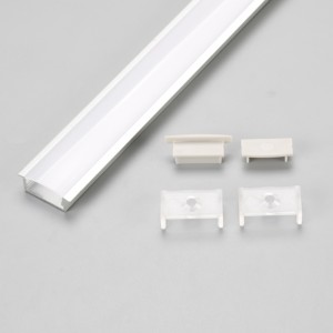 Forsænket lineær LED-lysstrimmel aluminiumskanalprofil