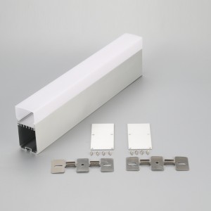 Monteringskanal til LED-lyslysprofil i aluminium