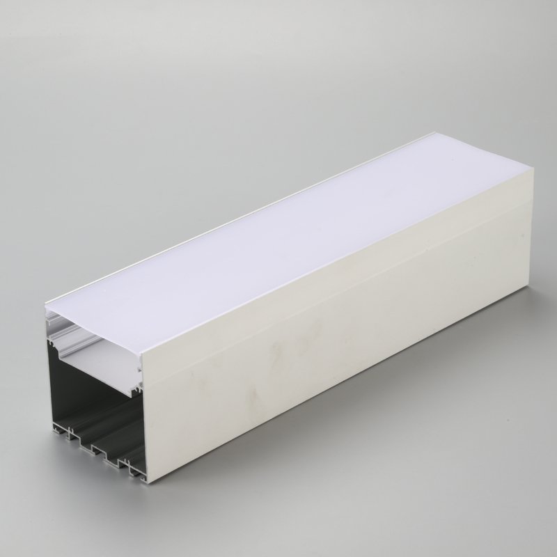 LED-pendent lyshus lineært forsænket aluminiumshus med plastikdiffusor