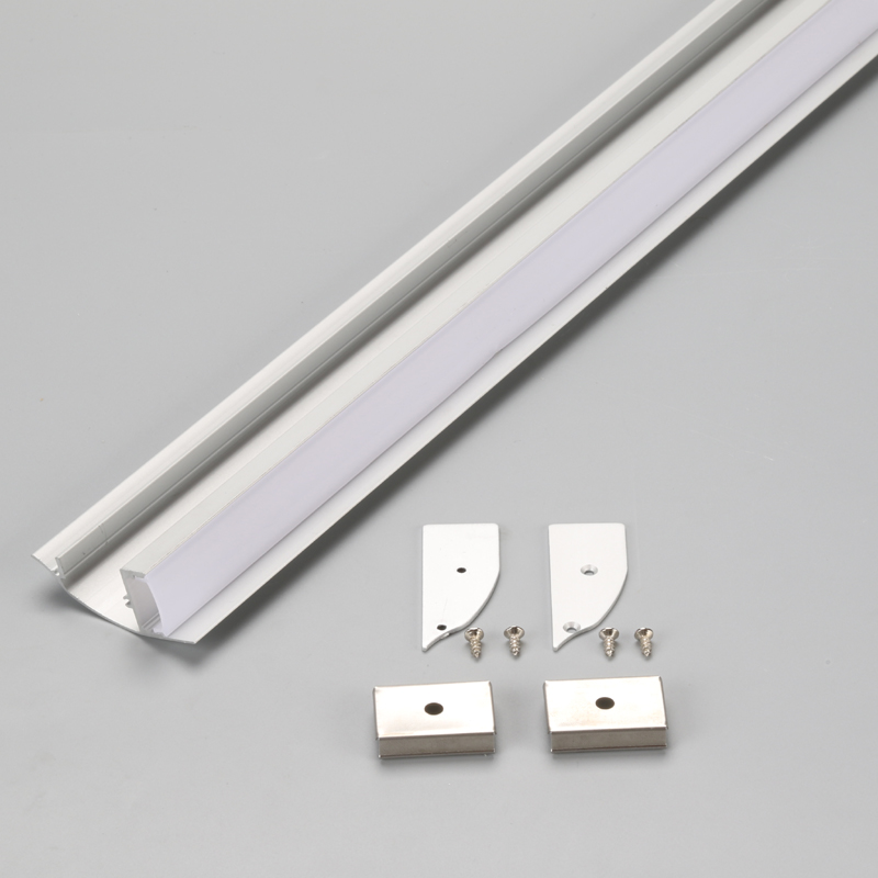 Væg LED aluminiumsprofil til vægskivebelysning / fodlys / trappebelysning